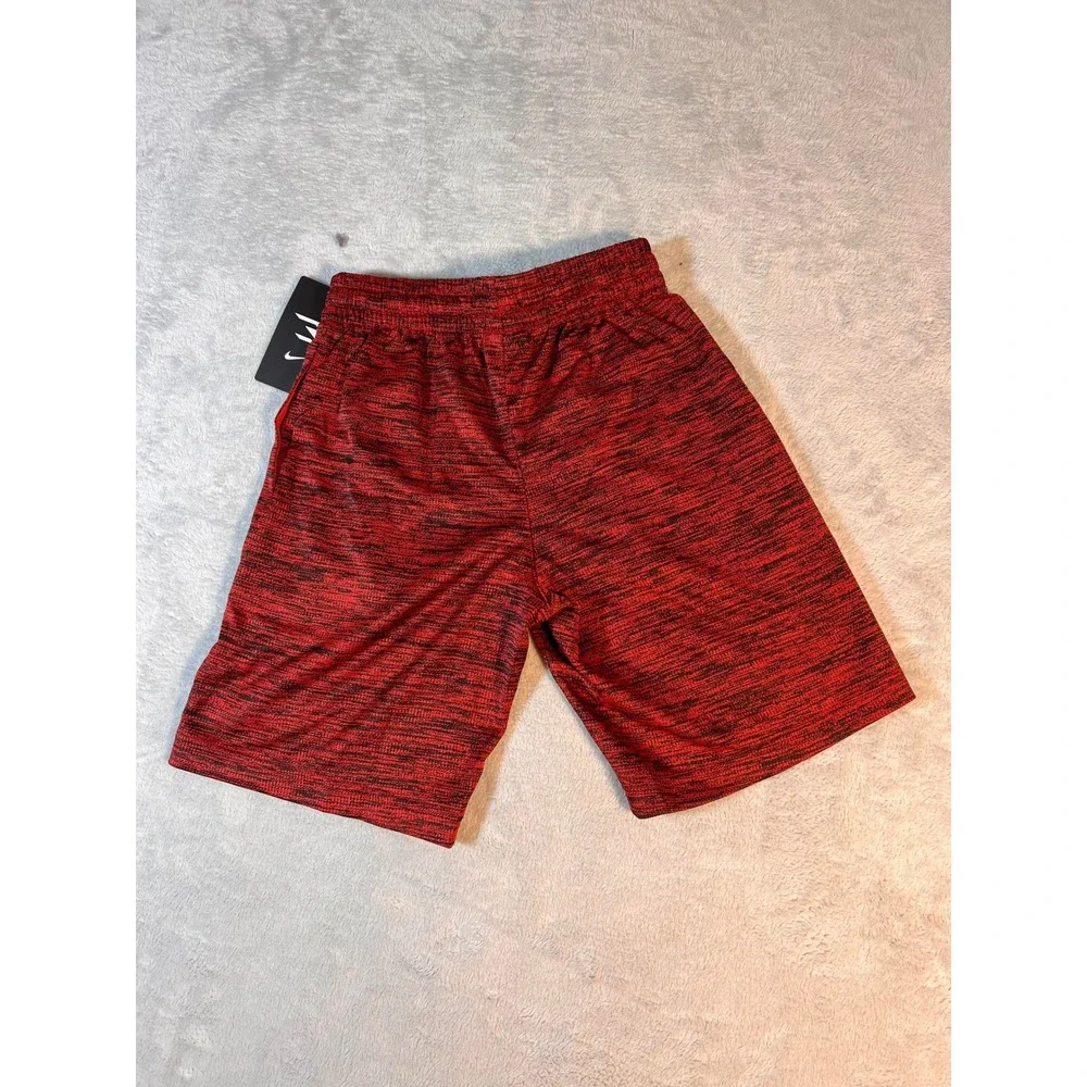 Nike 3BRAND‎ Russell Wilson Boys Basketball Shorts Red Black Yellow Size Small